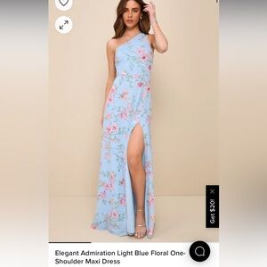 Lulus Blue Elegant Dress